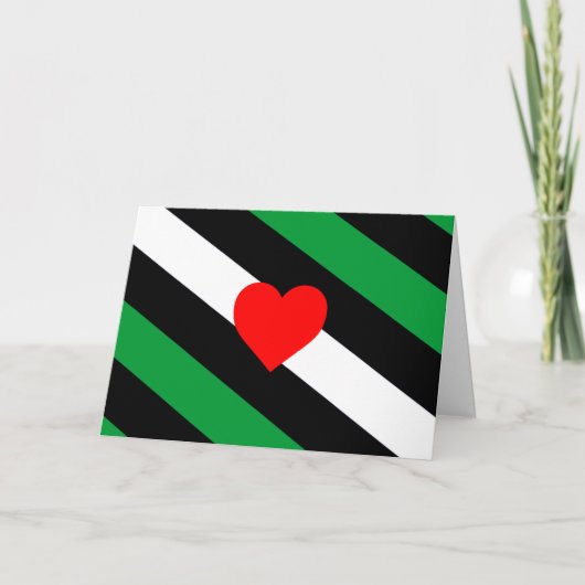 Leren Boi Pride Vlag Kaart (Voorkant)