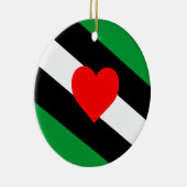 Leren Boi Pride Vlag Keramisch Ornament (Rechts)