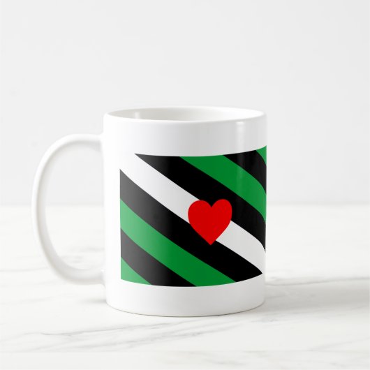 Leren Boi Pride Vlag Koffiemok (Links)