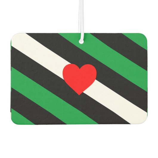 Leren Boi Pride Vlag Luchtverfrisser (Voorkant)