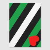 Leren Boi Pride Vlag Magnetische Uitnodiging (Voorkant)