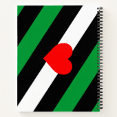 Leren Boi Pride Vlag Notitieboek (Achterkant)