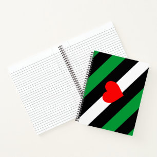 Leren Boi Pride Vlag Notitieboek