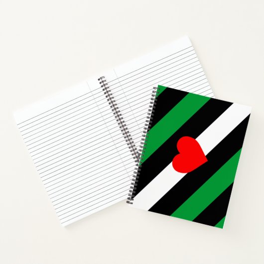 Leren Boi Pride Vlag Notitieboek (Binnen)