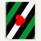 Leren Boi Pride Vlag Notitieboek (Voorkant)