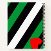 Leren Boi Pride Vlag Notitieboek (Achterkant)