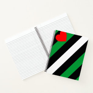 Leren Boi Pride Vlag Notitieboek