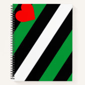 Leren Boi Pride Vlag Notitieboek (Voorkant)