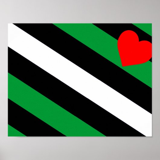 Leren Boi Pride Vlag Poster (Voorkant)