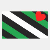Leren Boi Pride Vlag Rechthoekige Sticker (Voorkant)