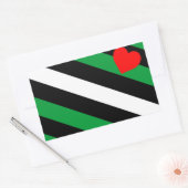 Leren Boi Pride Vlag Rechthoekige Sticker (Envelop)