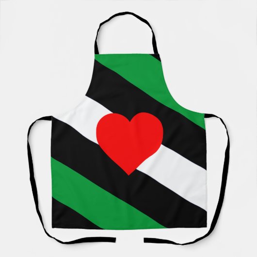 Leren Boi Pride Vlag Schort (Voorkant)