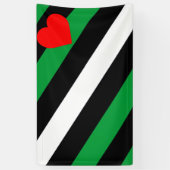 Leren Boi Pride Vlag Spandoek (Verticaal)