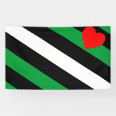 Leren Boi Pride Vlag Spandoek (Horizontaal)