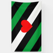 Leren Boi Pride Vlag Spandoek (Verticaal)