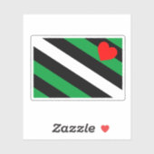 Leren Boi Pride Vlag Sticker (Vel)