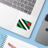 Leren Boi Pride Vlag Sticker (Laptop met iPhone)