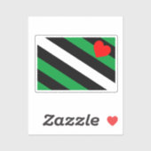 Leren Boi Pride Vlag Sticker (Vel)