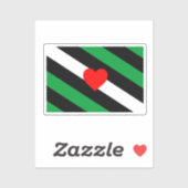 Leren Boi Pride Vlag Sticker (Vel)