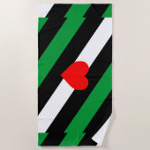 Leren Boi Pride Vlag Strandlaken (Voorkant)