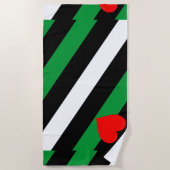 Leren Boi Pride Vlag Strandlaken (Voorkant)