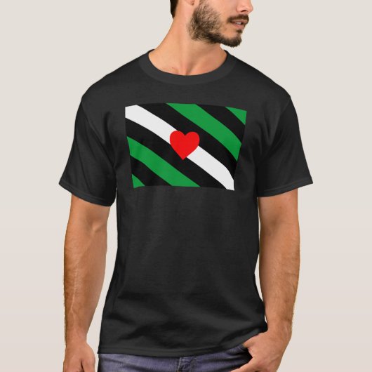 Leren Boi Pride Vlag T-shirt (Voorkant)