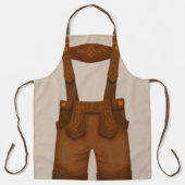 Leren broek schort (Voorkant)