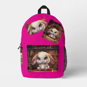 Leren bunny Cut Naaien Rugzak
