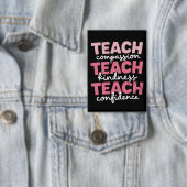 Leren Cute Leraar Leven Onderwijs Inspirerend Button (Insitu)