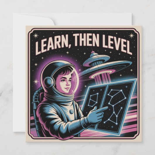 Leren, Dan Niveau Kaart (Voorkant)