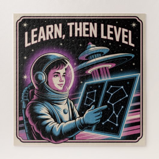 Leren, Dan Niveau Legpuzzel (Verticaal)