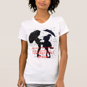 Leren dansen in de regen t-shirt