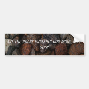 Leren de Rocks God meer dan jij? Bumpersticker