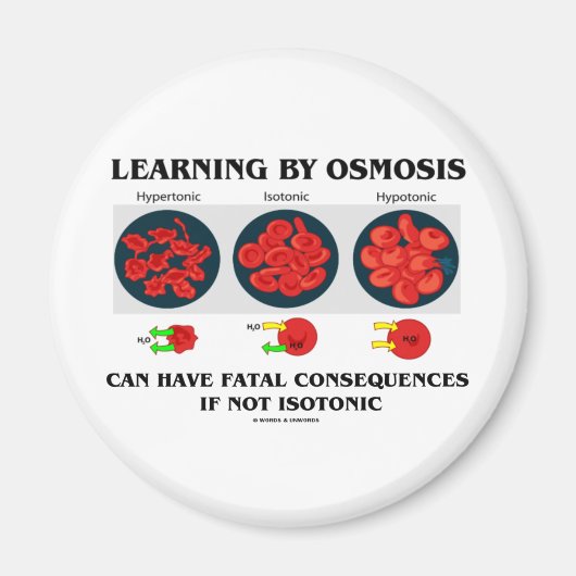 Leren door Osmose fatale gevolgen (biologie) Magneet (Voorkant)