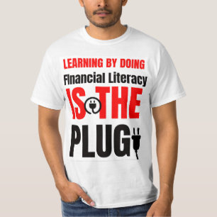 Leren door te doen Financiële geletterdheid is de T-shirt