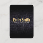 Leren faux (krokodil) visitekaartje (Voorkant)