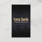 Leren faux (krokodil) visitekaartje (Voorkant)