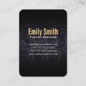 Leren faux (krokodil) visitekaartje (Voorkant)