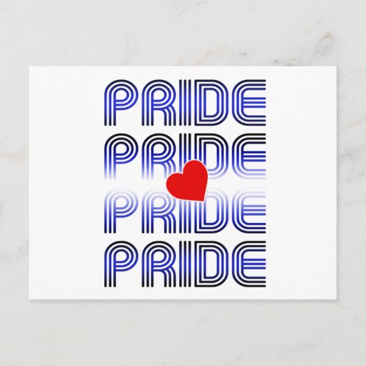 Leren Hart Retro Patroon Briefkaart (Voorkant)