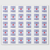 Leren Hart Retro Patroon Cadeaupapier (Vlak)