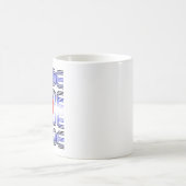 Leren Hart Retro Patroon Koffiemok (Center)