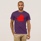 LEREN HART SYMBOOL T-SHIRT (Voorkant volledig)