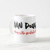 Leren is de grootste daad van optimisme koffiemok (Voorkant links)