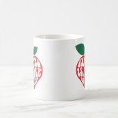 Leren is een hart- en vaatwerk koffiemok (Center)