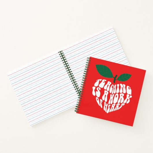 Leren is een hart- en vaatwerk notitieboek (Binnen)