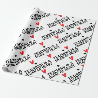 Leren is een hartverscheurend werk cadeaupapier