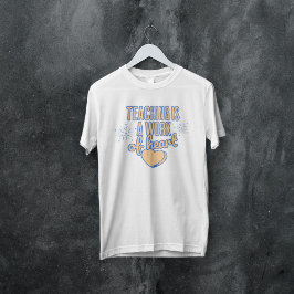 Leren is een hartverscheurend werk t-shirt