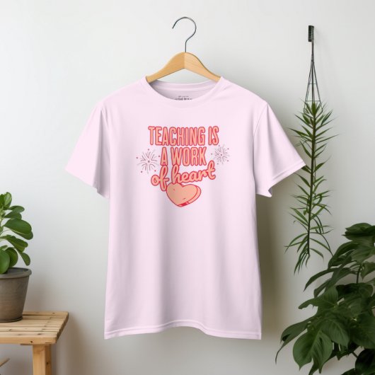 Leren is een hartverscheurend werk t-shirt