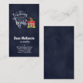 Leren is een hartverscheurend werk visitekaartje (Voorkant / Achterkant)