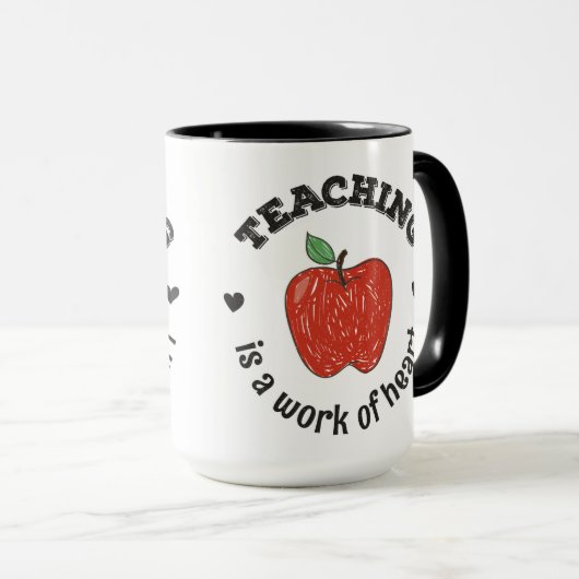 Leren is een kunstleraar-Mok Mok (Voorkant rechts)